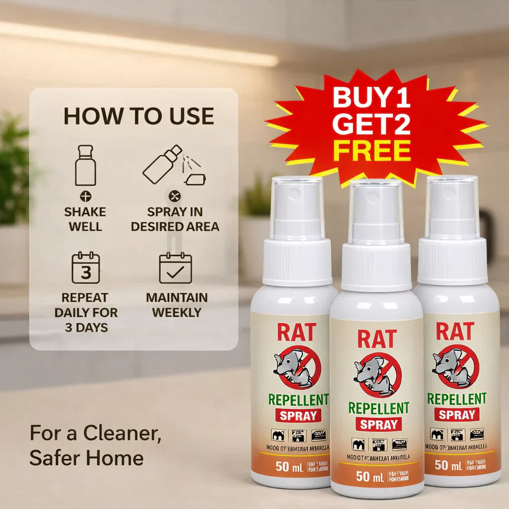 Rat Repellent Spray 50ML Buy 1 Get 2 Free